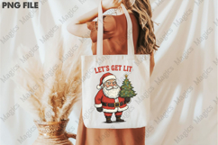 Let's Get Lit Png, Christmas Png Design Product Image 3