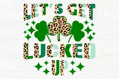 Let's Get Lucked Up PNG | Funny St. Patrick's Png | Leopard Product Image 2