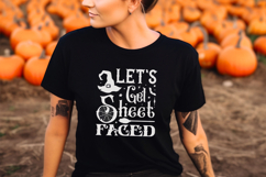 Let&#039;s Get Sheet Faced Halloween SVG Quote Product Image 3