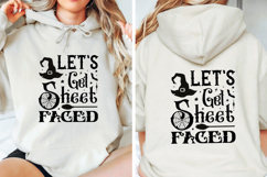Let&#039;s Get Sheet Faced Halloween SVG Quote Product Image 4