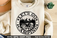 Camping Quotes SVG Design - Home Is Where We Park It Product Image 4