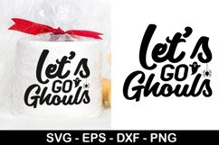 Let&#039;s Go Ghouls SVG - Halloween Toilet Paper Design Product Image 1