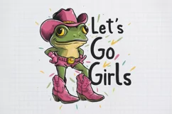 Funny Frog Lets Go Girls, Let's go girls Product Image 1