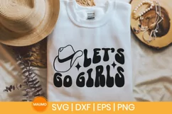 Let's go girls | Cowgirl svg quote Product Image 3