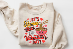 Let’s Ramen Ticize This Valentine’s Day! Sublimation PNG Product Image 3