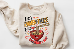 Let’s Ramen Ticize This Valentine’s Day! Sublimation PNG Product Image 3
