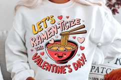 Let’s Ramen Ticize This Valentine’s Day! Sublimation PNG Product Image 2