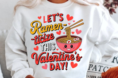 Let’s Ramen Ticize This Valentine’s Day! Sublimation PNG Product Image 2