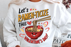 Let’s Ramen Ticize This Valentine’s Day! Sublimation PNG Product Image 2