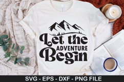 let the adventure begin SVG - Adventure Design Product Image 1