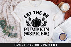 Let There Be Pumpkin Spice SVG - Thanksgiving Design Product Image 1