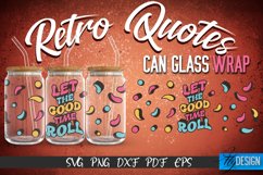Glass Can Wrap SVG | Retro Wrap SVG | Glass Can Bundle vol.8 Product Image 3