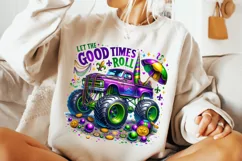 Mardi Gras PNG, Let The Good Times Roll, Mardi Gras Truck Product Image 3
