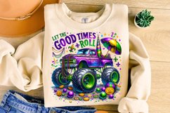 Mardi Gras PNG, Let The Good Times Roll, Mardi Gras Truck Product Image 1