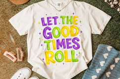 Let The Good Times Roll PNG, Mardi Gras PNG Sublimation Product Image 5