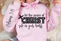 Let The Peace Of Christ Rule In Your Hearts SVG Design Product Image 3