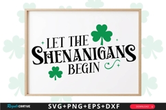 Let The Shenanigans Begin Sign SVG Design Product Image 1