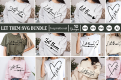 Let them SVG, Inspirational, Mental health SVG, Let them PNG Product Image 1