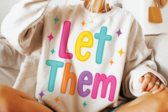 Let Them PNG, Mental Health PNG, Inspirational PNG, Positive Product Image 2