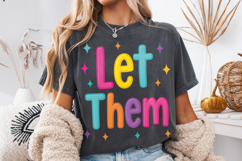 Let Them PNG, Mental Health PNG, Inspirational PNG, Positive Product Image 3