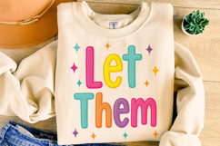 Let Them PNG, Mental Health PNG, Inspirational PNG, Positive Product Image 4