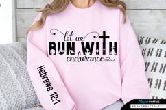Let Us Run With Endurance Sleeve SVG Design Product Image 1