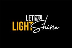 Let You Light Shine - T Shirt Design Product Image 2