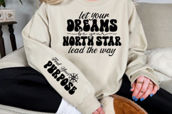 Let your dreams be your north star lead the way Sleeve SVG Product Image 2
