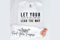Let your dreams be your north star lead the way Sleeve SVG Product Image 2