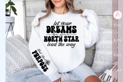 Let your dreams be your north star lead the way Sleeve SVG Product Image 1