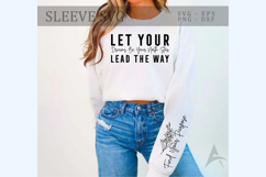 Let your dreams be your north star lead the way Sleeve SVG Product Image 1