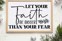 Let your faith be bigge SVG, Farmhouse Sign SVG Product Image 1