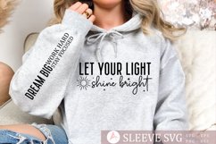 Let your light shine bright Sleeve SVG Design Product Image 1