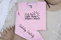 Let Your Light Shine Inspire Others Sleeve SVG Product Image 3