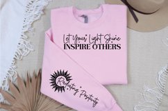 Let Your Light Shine Inspire Others Sleeve SVG Product Image 2