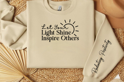Let Your Light Shine Inspire Others Sleeve SVG Product Image 2