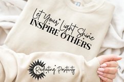 Let Your Light Shine Inspire Others Sleeve SVG Product Image 3