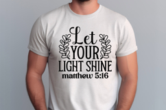 Let your light shine matthew SVG, Scripture SVG Product Image 1