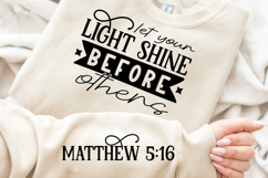 Let Your Light Shine Sleeve SVG Design Product Image 2