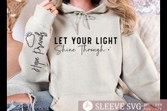 Let Your Light Shine Through Sleeve SVG Design Product Image 1