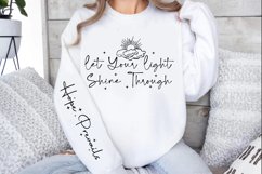 Let Your Light Shine Sleeve SVG, Positivity Sleeve SVG Product Image 2