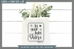 Let your light shine let you| Christian SVG Product Image 4