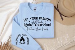 Let Your Passion Ignite Sleeve SVG, Motivational SVG Design Product Image 2
