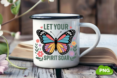Let Your Spirit Soar PNG, Butterfly PNG, Butterfly Clipart Product Image 2