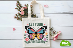 Let Your Spirit Soar PNG, Butterfly PNG, Butterfly Clipart Product Image 4