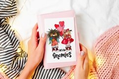 Funny Valentine Gnomes Sublimation | Funky Gnomes Print Product Image 5
