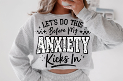 Anxiety PNG, Funny Sarcastic Quotes, Mental Health PNG Product Image 2