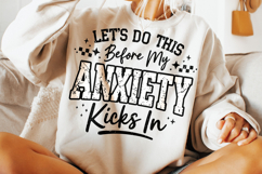 Anxiety PNG, Funny Sarcastic Quotes, Mental Health PNG Product Image 3