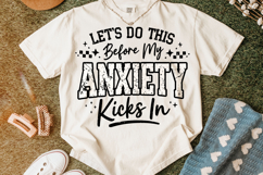 Anxiety PNG, Funny Sarcastic Quotes, Mental Health PNG Product Image 4