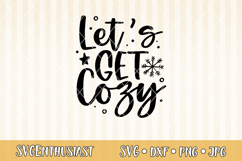 Let's get cozy SVG cut file Product Image 2